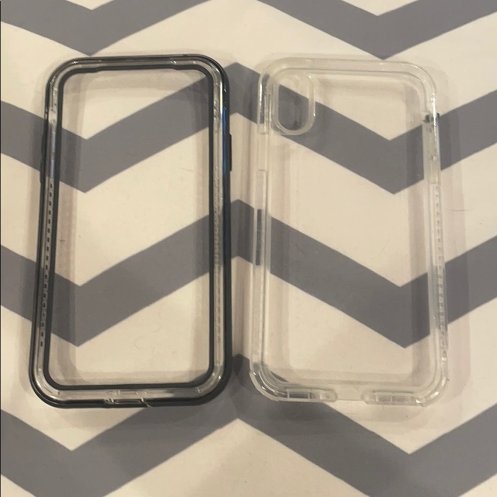 LifeProof Clear/Black IPhone X case